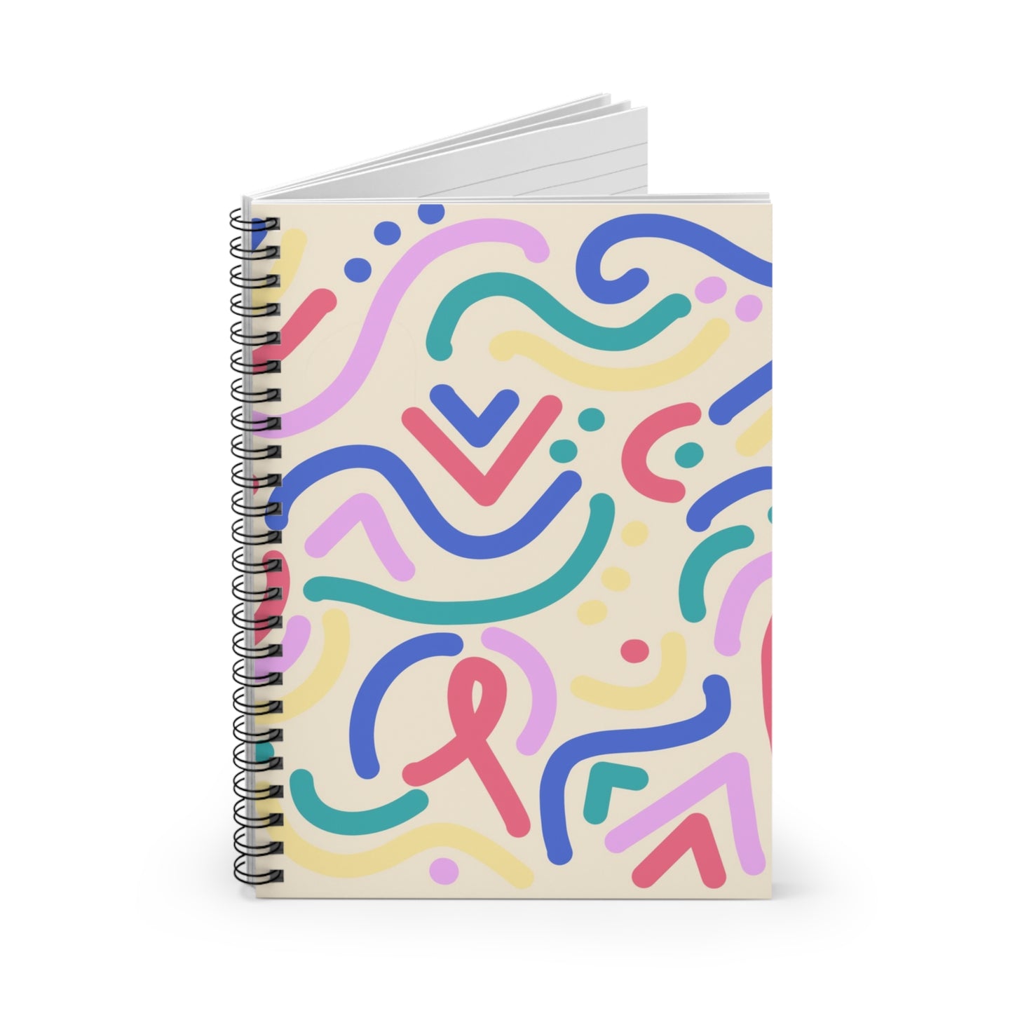 "Doodle" Spiral Notebook - Ruled Line