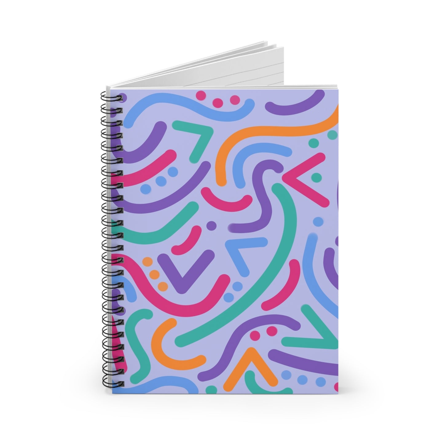 "Doodle 3" Spiral Notebook - Ruled Line