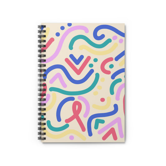 "Doodle" Spiral Notebook - Ruled Line