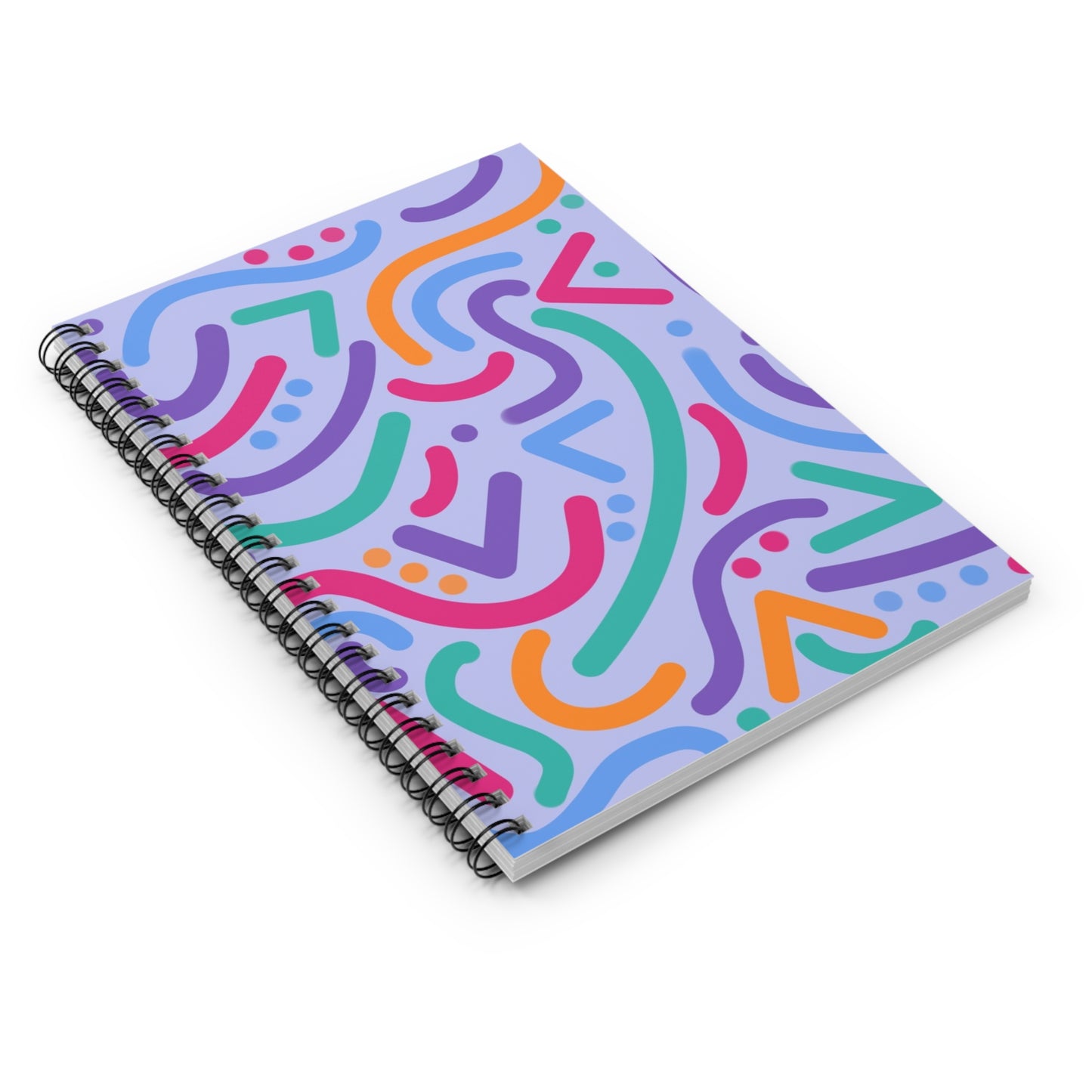 "Doodle 3" Spiral Notebook - Ruled Line